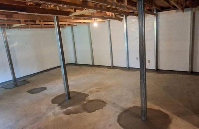 Failing foundation wall repair in Knoxville, MD