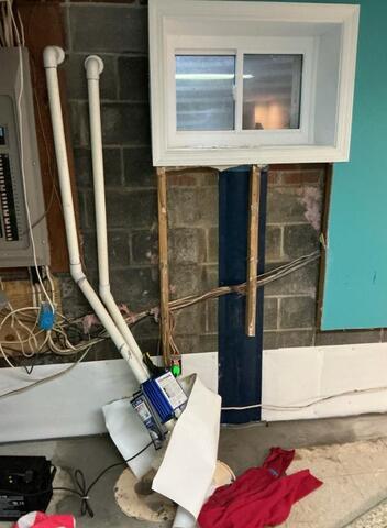 Leaky window well repair in Rockville, Maryland