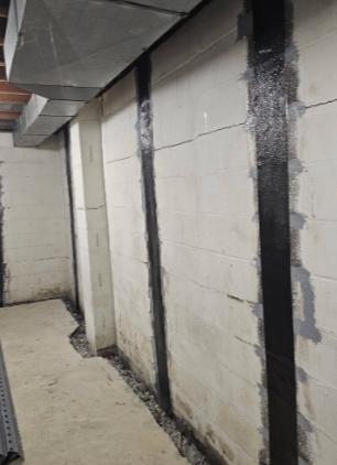 Bowing wall stabilization in Reston, VA
