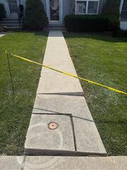 Sidewalk Leveling in Belspring, Virginia
