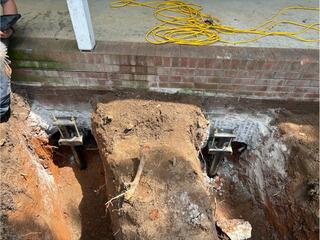 Push Pier Installation in Hinton, Virginia