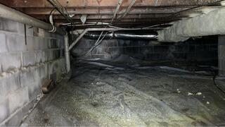 Crawl Space makeover in Jewel Ridge, VA