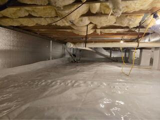 Crawl Space Makeover in Indian Valley, Virginia