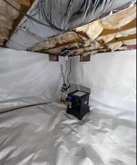 Crawlspace transformation in Stafford, VA