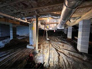 Crawl Space Encapsulation in Whitetop, VA