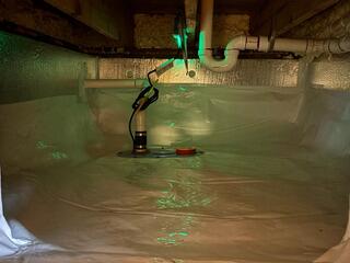 Crawl Space Encapsulation in Lineboro, Maryland