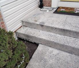 Front porch stoop repair in Boyds, MD