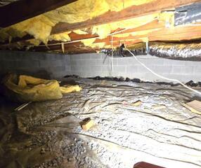 Crawl space humidity repair in Gaithersburg, MD