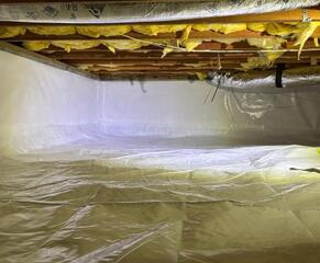 Crawl space humidity repair in Gaithersburg, MD