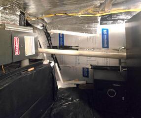 Industrial grade dehumidifier in Frederick, Maryland