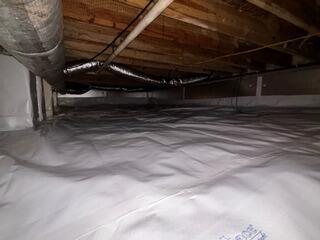 Crawl Space Waterproofing in Bracey, Virginia