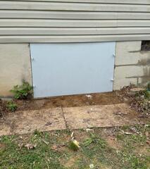 Crawl space door upgrade in Inwood, West Virginia
