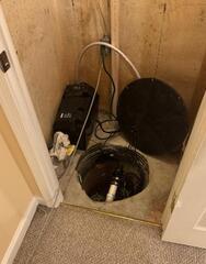 Sump pump upgrade in Potomac, MD