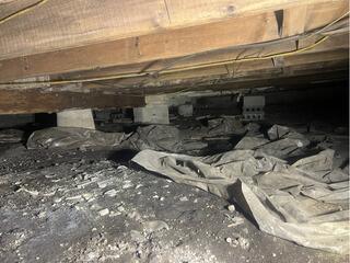 Crawl Space Joist Repair and Floor Stabilization in Buena Vista, Virginia