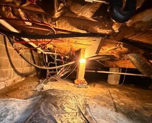 Maysville, WV - Crawl space repair