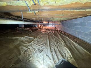 Encapsulating a Crawl Space in Waynesboro, Virginia