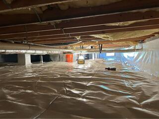 Encapsulating a Crawl Space in Waynesboro, Virginia