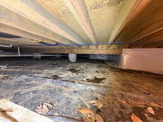 Encapsulating a Big Crawl Space in Troy, Virginia