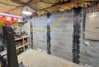 Ruckersville, Virginia Bowing Wall Repair Project