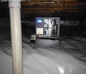 Crawl space transformation in Charlottesville, VA