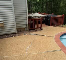 Concrete pool deck repair in Marshall, VA