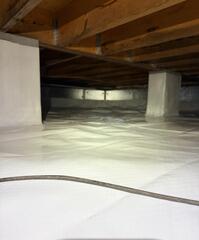 Crawl Space Encapsulation Project in Moorefield, West Virginia