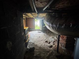 Floor Support Project in Radford, Virginia Home.
