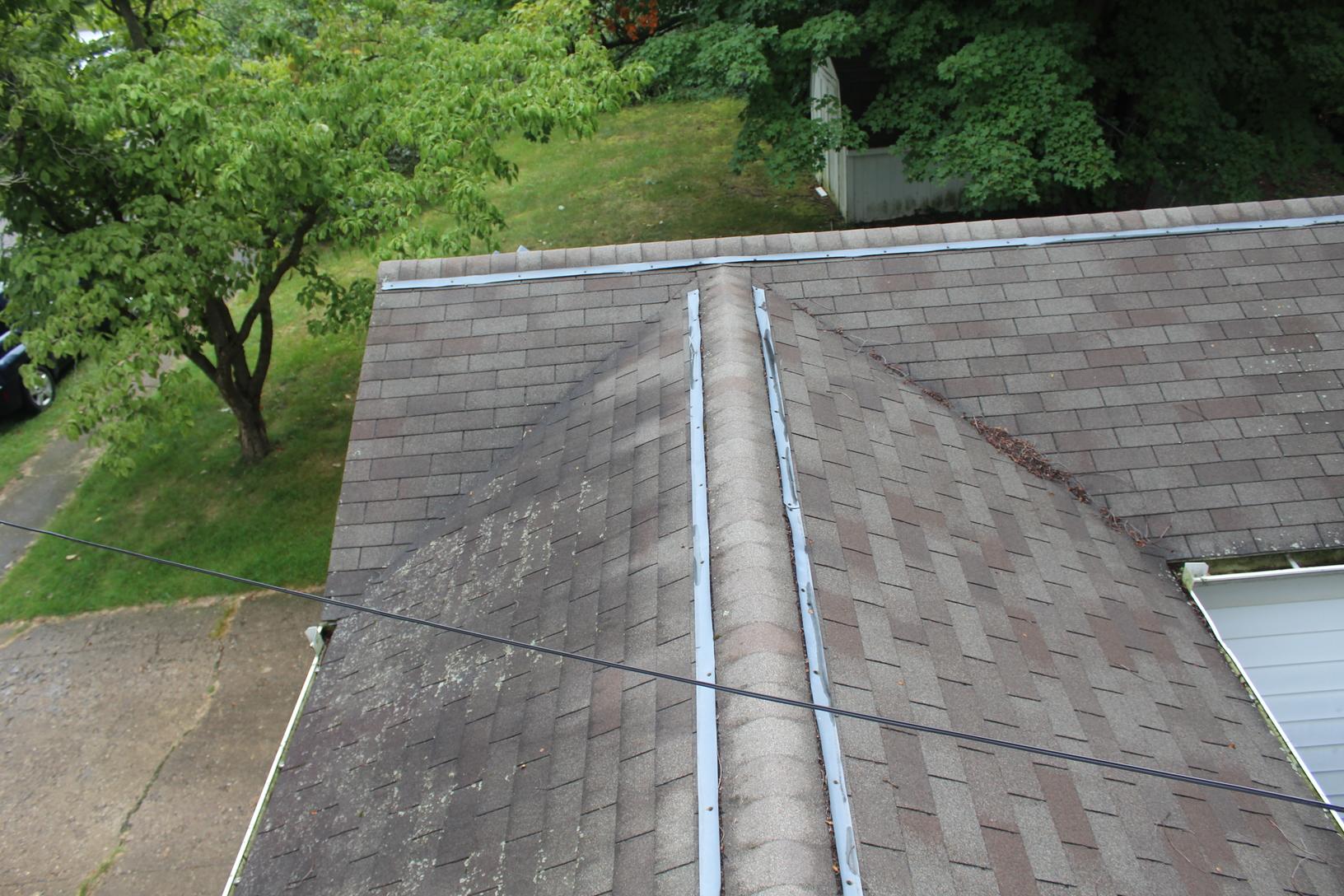 Green Built Roofing Before & After Photo Set Roof ReplacedKalamazoo