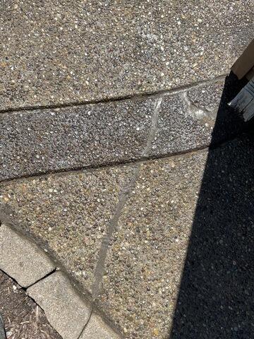 Crack repair - After Photo