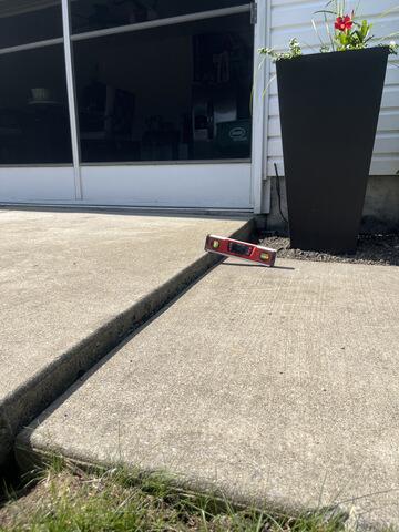 Lift and Level - Before Photo