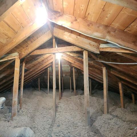 Attic transformation in Notre-Dame-De-La-Paix with True Soft Cellulose - After Photo