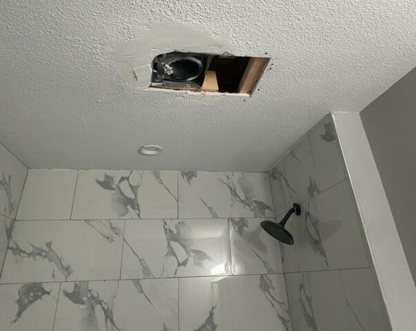 Bathroom Exhaust Fan Installation & Ceiling Repair