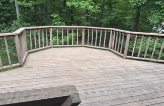 Deck Staining in Stamford, Ct.