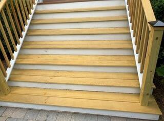 Front Steps Restored: Power Washing Transformation in Trumbull, CT
