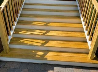 Front Steps Restored: Power Washing Transformation in Trumbull, CT
