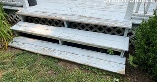 Exterior stair transformation in Darien,CT