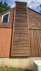Exterior Cedar Siding Replacement & Chimney Chase Repair in Middlebury, CT