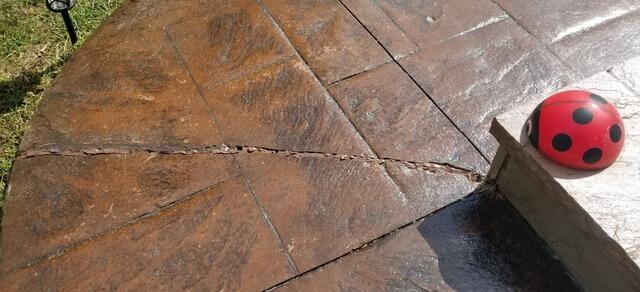 Sealing Stamped Concrete in Ancaster, Ontario