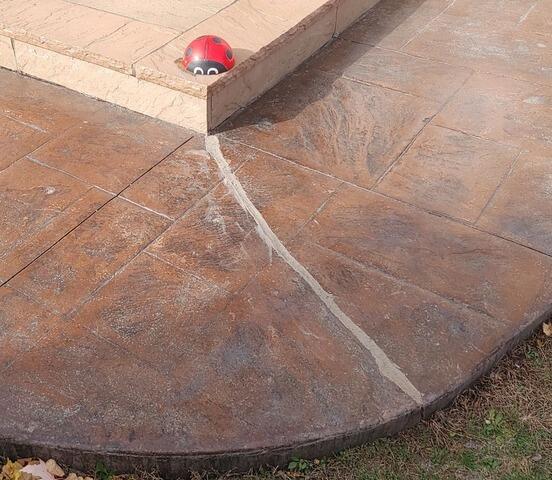 Sealing Stamped Concrete in Ancaster, Ontario