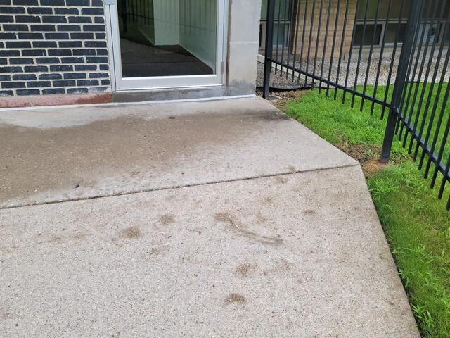 Fixing a Settled Commercial Entrance in Etobicoke, Ontario