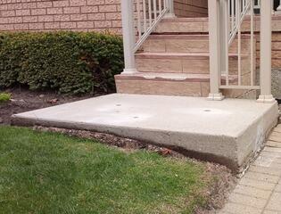 Sunken Concrete Landing? Expert Concrete Leveling for Ontario Homes