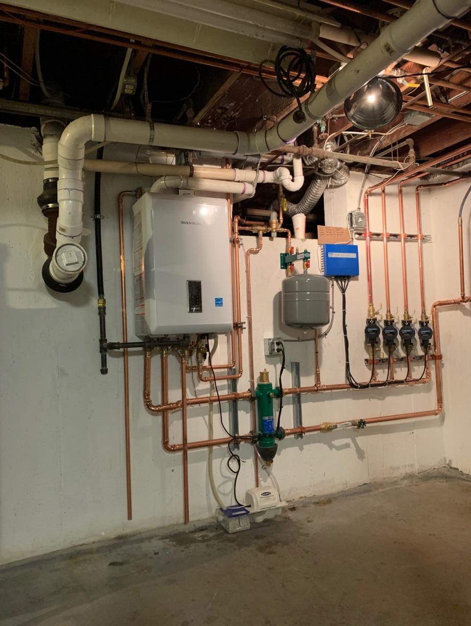 Air Inc. Heating and Air Conditioning Before & After Photo Set Oil