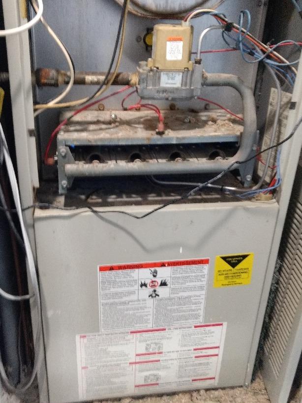 AQS Heating & Air Conditioning Before & After Photo Set Gas Valve