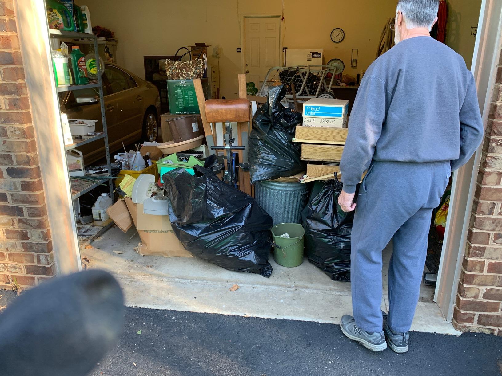 The Junkluggers of Gainesville, VA Garage Cleanout Before and After