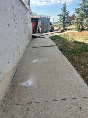 Walkway Lift and Level - Before Photo