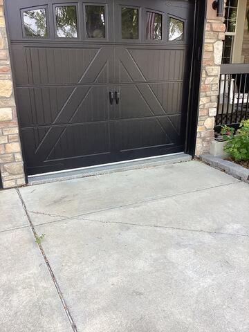 Concrete Repair Lift, Level, Seal - Before Photo