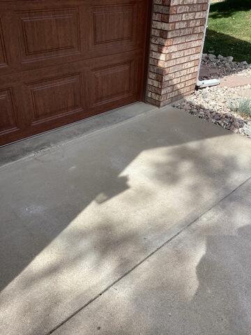 Driveway into Garage Concrete Lift - After Photo