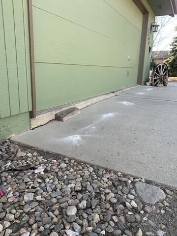 Driveway Leveling in Loveland, CO - Before Photo