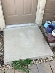 Man Door Concrete Slab Lift in Severance, CO