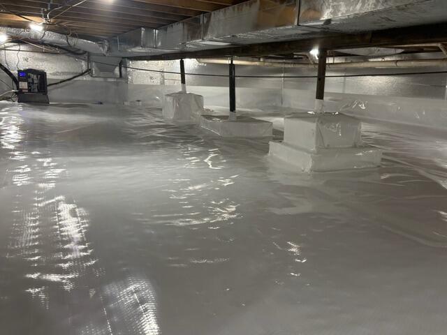 Crawl Space Encapsulation in Anna, OH - After Photo